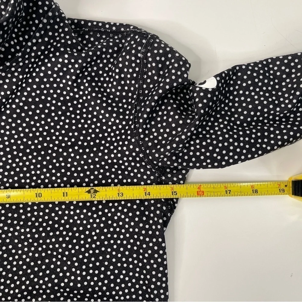 Nike Pro Polka Dot Half Zip Shirt Size Small